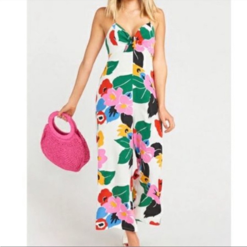 Show Me Your Mumu‎ Paola Playsuit ~ in Beck Bloom Crepe - Picture 3 of 12
